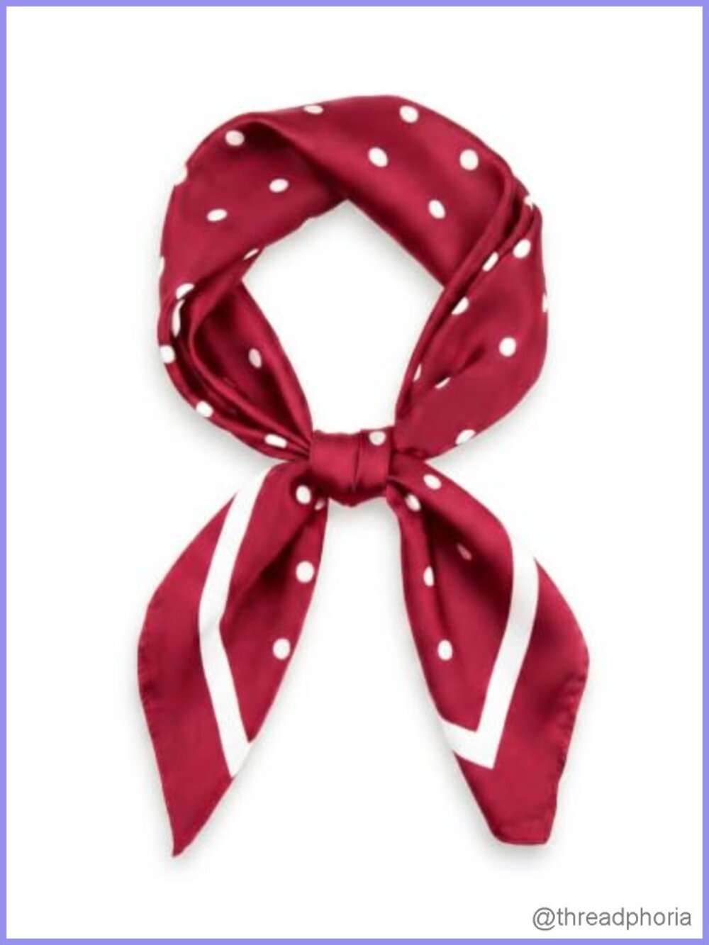 Women's Square Fashion Scarf Satin-Feel Polyester Lightweight Hair Neck Bag